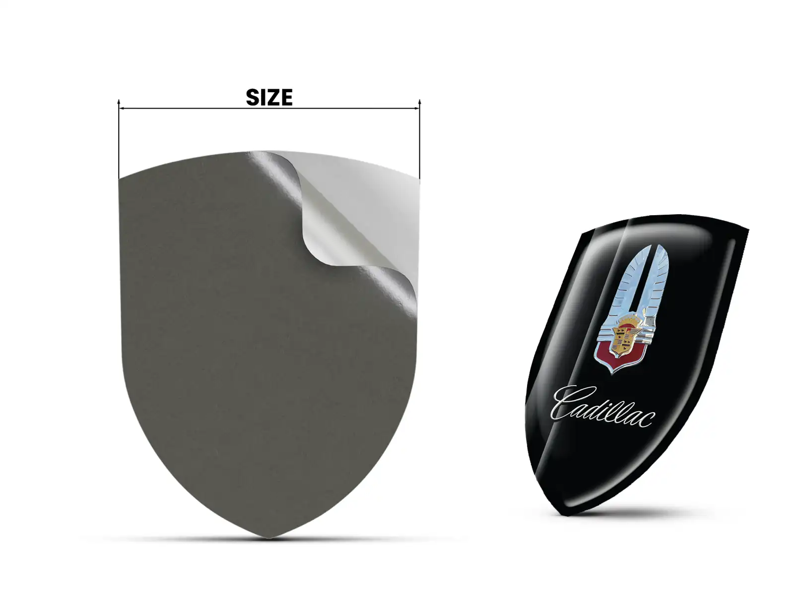 Cadillac Autocollants Logo Perso Style Max Résistants Pro